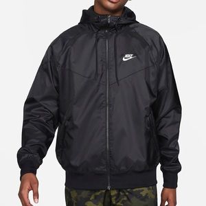 Nike black mens windbreaker